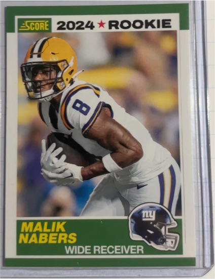 2024 Panini Score #5 Malik Nabers — front