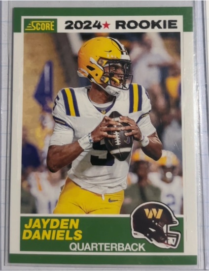 2024 Panini Score 35th Anniversary Rookie #2 Jayden Daniels — front