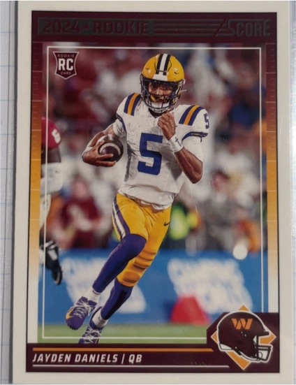 2024 Panini Score #302 Jayden Daniels — front