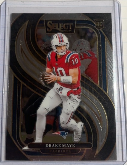 2024 Panini Select Premier Level #113 Drake Maye — front