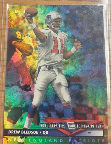 1993 Upper Deck Rookie Exchange #RE2 Drew Bledsoe — front