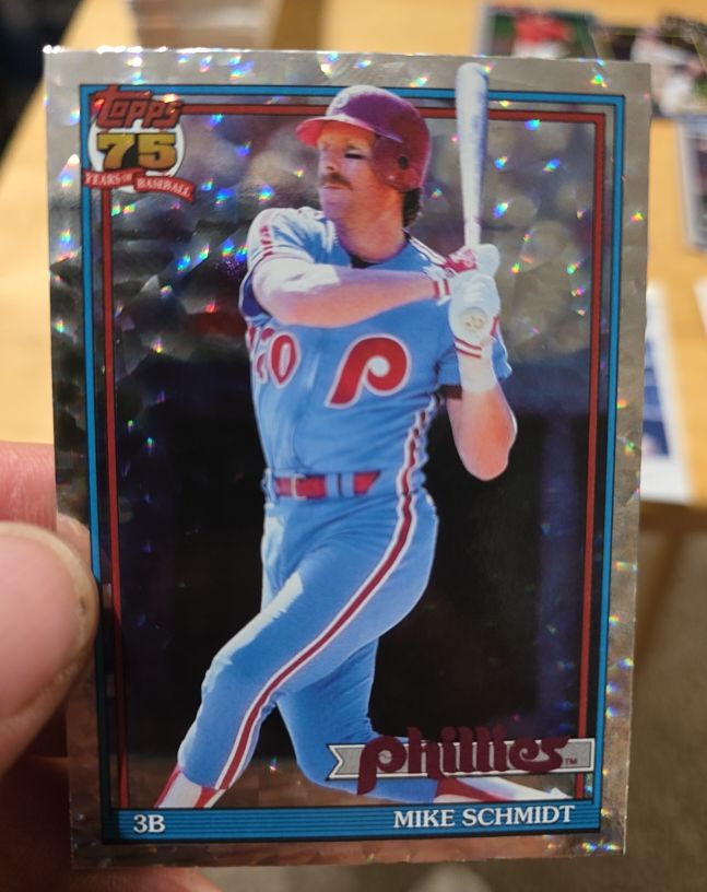 2026 Topps Series 1 #T91-72 Mike Schmidt — front