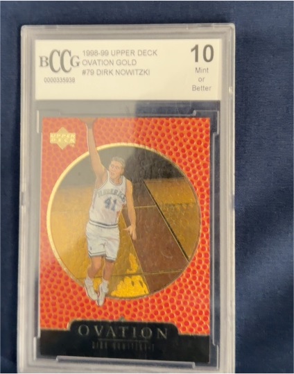 1998-99 Upper Deck Ovation #79 Dirk Nowitzki — front