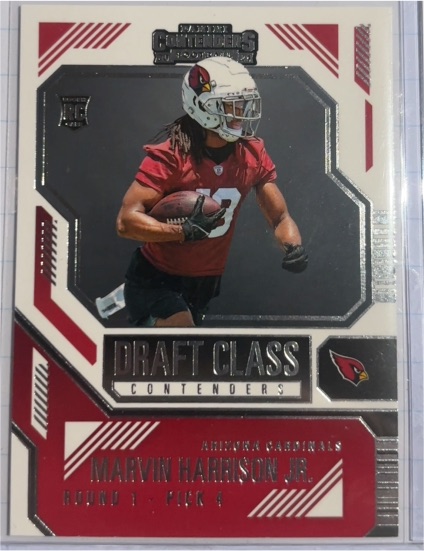 2024 Panini Contenders Draft Class #4 Marvin Harrison Jr. — front