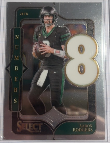 2024 Panini Select #16 Aaron Rodgers Select Numbers — front