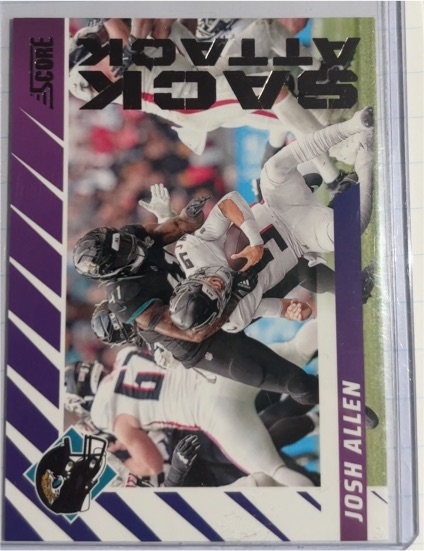 2024 Panini Score Sack Attack #3 Josh Allen — front