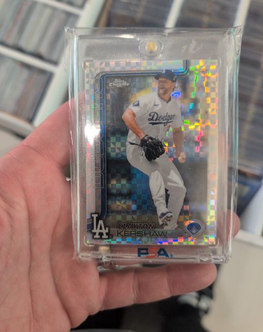 2025 Topps Chrome #88 Clayton Kershaw — front