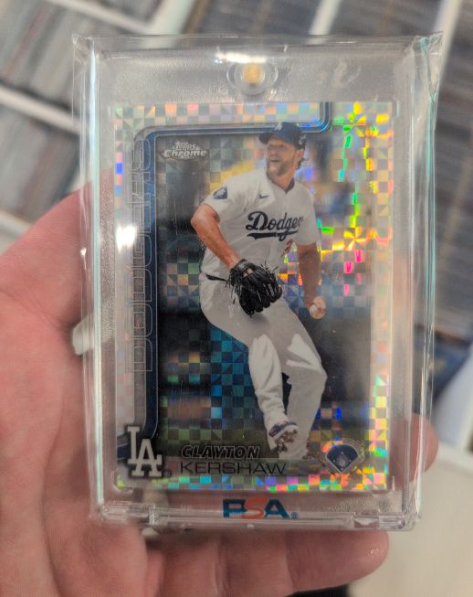 2025 Topps Chrome #88 Clayton Kershaw — front