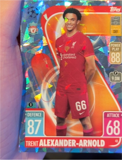 2021-22 Topps Match Attax UEFA #48 Trent Alexander-Arnold — front