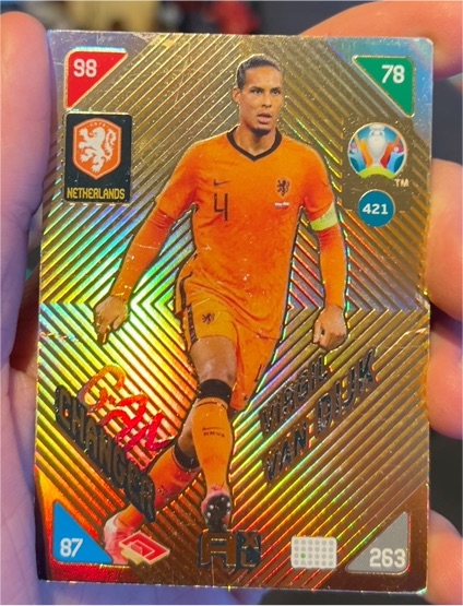 2021 Panini Adrenalyn XL Euro 2020 #263 Virgil van Dijk — front
