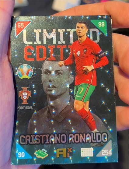 2020 Panini Adrenalyn XL Euro Kick Off Limited Edition #254 Cristiano Ronaldo — front
