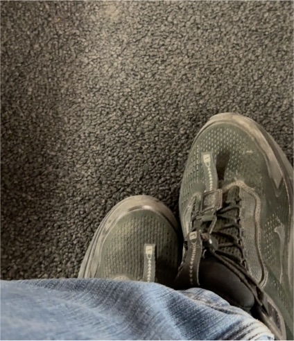 Diadora Black Athletic Shoes — front