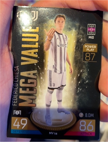 2020-21 Topps Match Attax Mega Value #MV14 Federico Chiesa — front