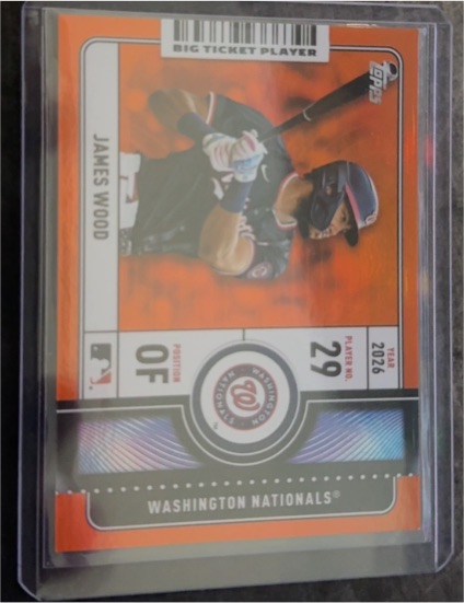 2026 Topps Series 1 #BTP-15 James Wood — front
