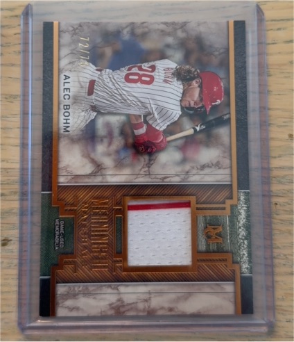 2025 Topps Museum Collection #MMR-AB Alec Bohm — front