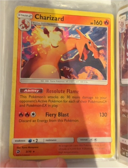 2018 The Pokémon Company #3 Charizard — front