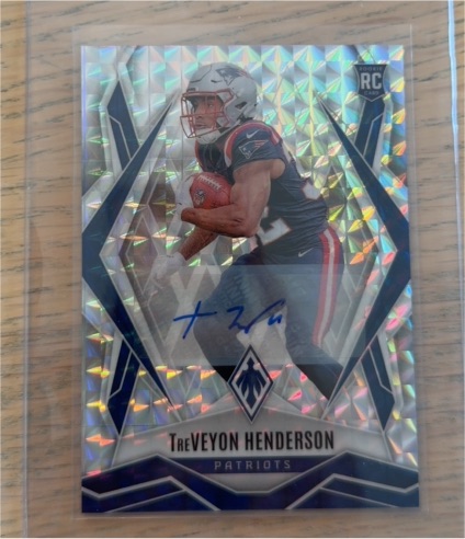 2025 Panini Phoenix #187 TreVeyon Henderson — front