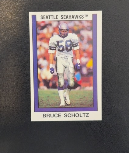 1987 Topps #178 Bruce Scholtz Seattle Seahawks — front
