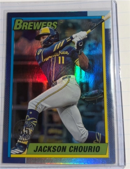 2025 Topps Update #U90-8 Jackson Chourio — front