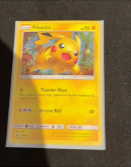 2017 Pokémon SM Black Star Promo #SM76 Pikachu — front