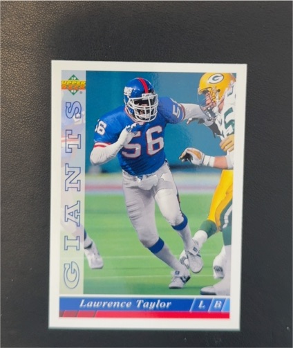1993 Upper Deck #117 Lawrence Taylor — front