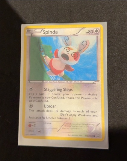 2015 Pokémon XY Primal Clash #115 Spinda — front