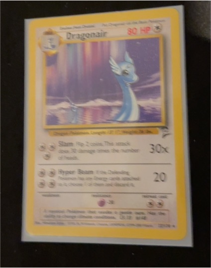 1999 Pokémon Base Set #18 Dragonair — front