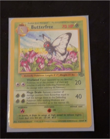 1999 Pokémon Jungle #33 Butterfree — front