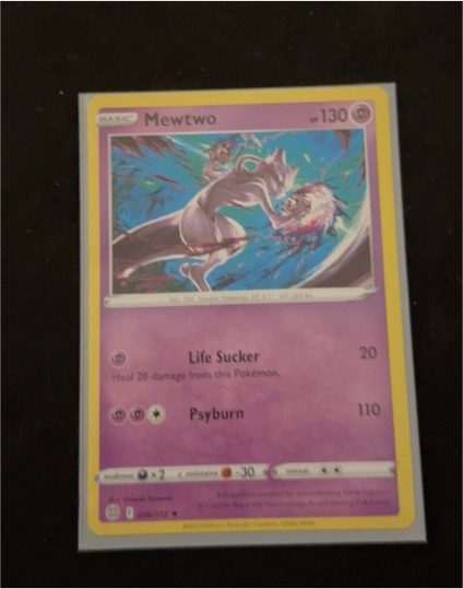 2022 Pokemon Sword & Shield: Brilliant Stars #56 Mewtwo — front