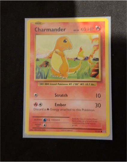 2016 Pokémon XY Evolutions #9 Charmander — front