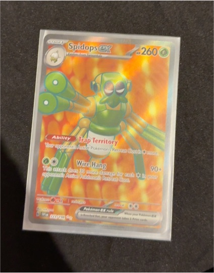 2023 Pokémon Scarlet & Violet #223 Spidops ex — front
