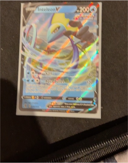 2020 Pokémon Sword & Shield Rebel Clash #049 Inteleon V — front