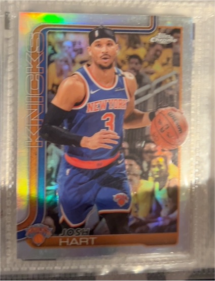 2025-26 Topps Chrome #160 Josh Hart — front