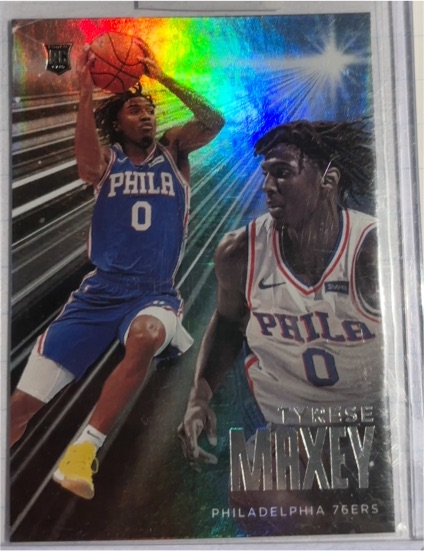 2020-21 Panini Chronicles Essentials #208 Tyrese Maxey — front