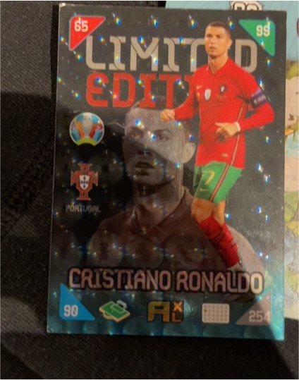 2021 Panini Adrenalyn XL Euro Kick Off Limited Edition #254 Cristiano Ronaldo — front