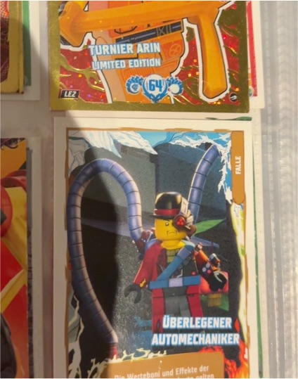 LEGO Ninjago Card #64 Überlegener Automechaniker — front