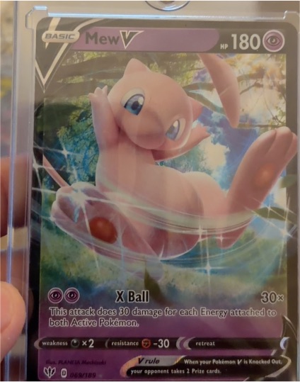 2020 Pokémon TCG Darkness Ablaze #069 Mew V — front