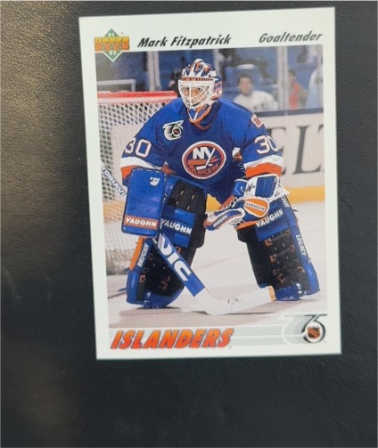 1991-92 Upper Deck #602 Mark Fitzpatrick — front