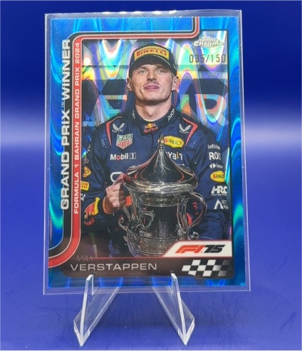 2025 Topps Chrome Formula 1 #99 Max Verstappen Grand Prix Winner — front