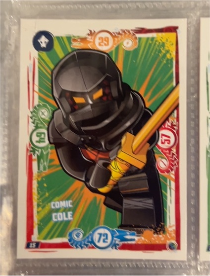 2022 Lego Ninjago TCG Series 7 #72 Schock Cole — front