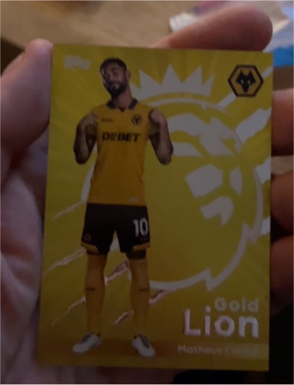 2025-26 Topps Premier League #GL 18 Matheus Cunha Gold Lion — front