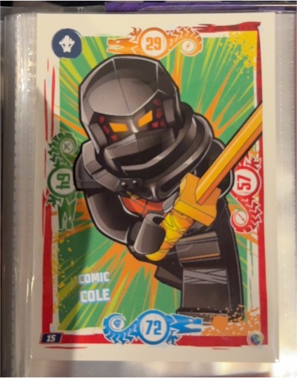 2022 Lego Ninjago TCG - Series 7 Schock Cole #72 — front