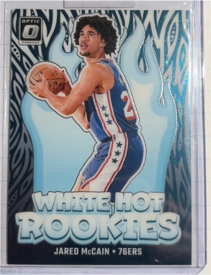 2024-25 Panini Donruss Optic #2 Jared McCain White Hot Rookies — front