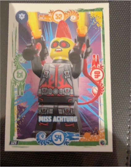 2019 Lego Ninjago #54 Miss Achtung — front
