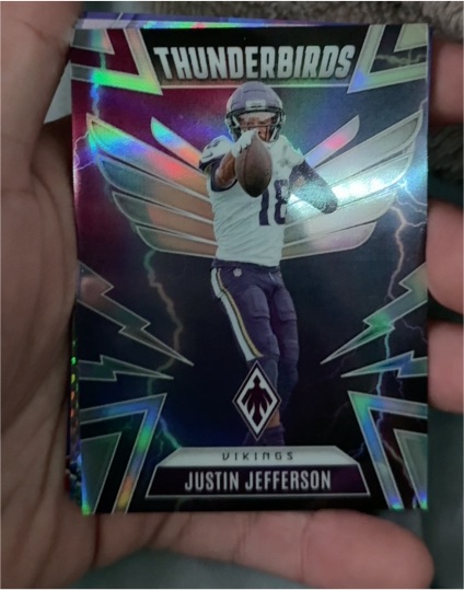 2025 Panini Phoenix Thunderbirds #34 Justin Jefferson — front