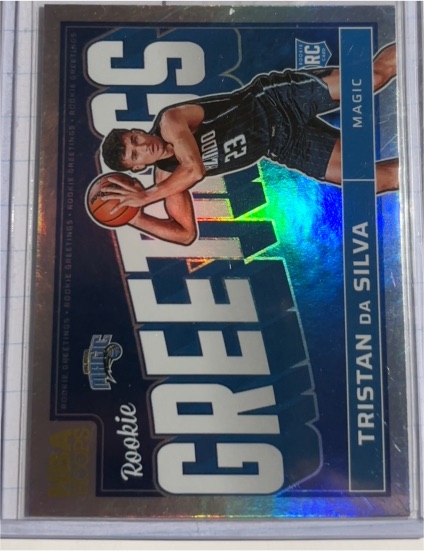 2024-25 Panini NBA Hoops #18 Tristan da Silva Rookie Greetings — front