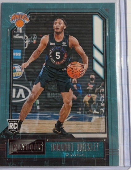 2020-21 Panini Chronicles Playbook #179 Immanuel Quickley — front