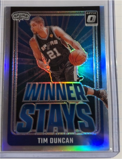 2024-25 Panini Donruss Optic #12 Tim Duncan Winner Stays — front