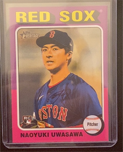 2024 Topps Heritage High Number #651 Naoyuki Uwasawa — front