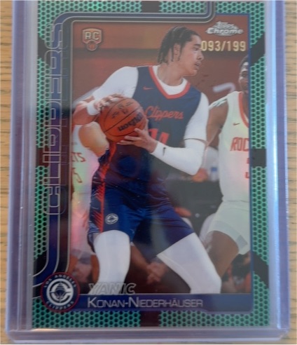 2025-26 Topps Chrome #280 Yanic Konan-Niederhäuser — front